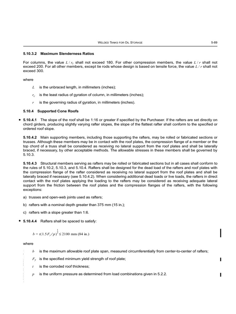 API 650 - 2013 - 12th para 5.10.4 | PDF