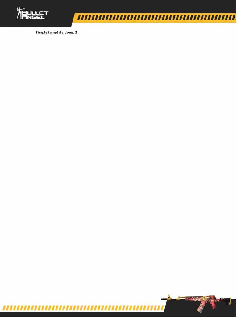 Simple Template Docx. 2 | PDF