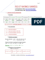 Calcul Racine Carré Et Puissance