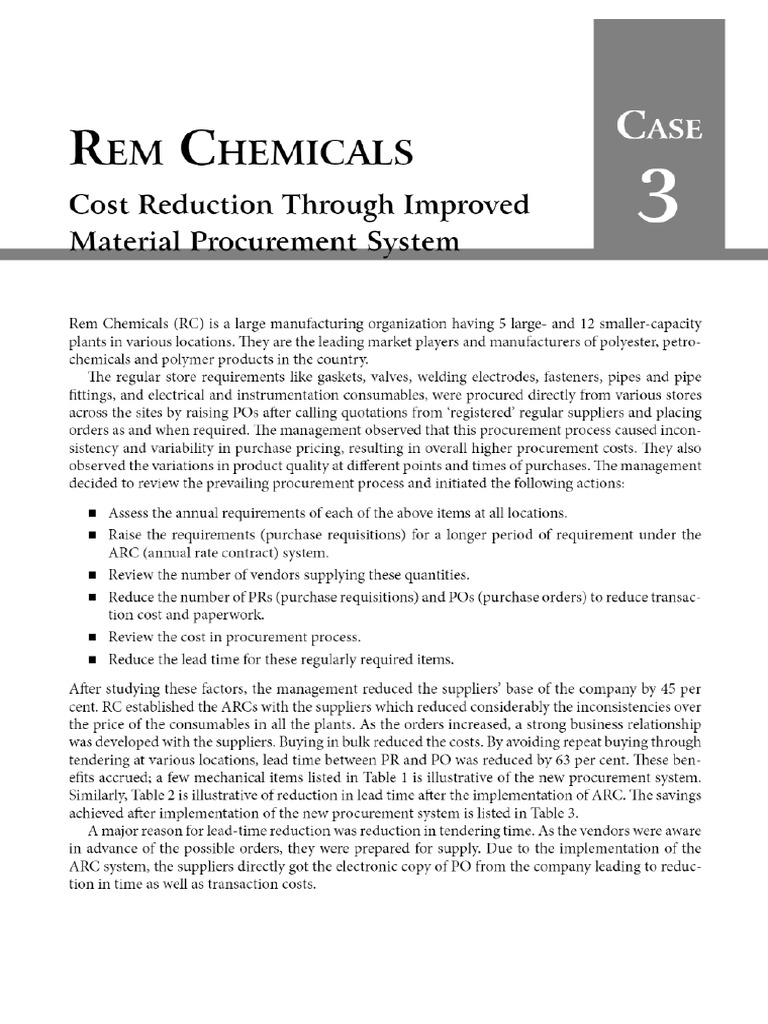 REM Chemicals PDF
