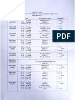 Trial Timetable