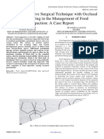 Minimally Invasive Surgical Technique With Occlusal Re-Contouring in The Management of Food Impaction A Case Report
