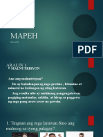 MAPEH Health Ppt. 1-9