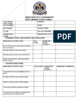 Tpad 2 Lesson Observation Form