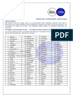 Simulacro de examen de ortografía