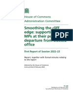 Administration Committee MPs report