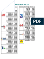 Daftar Harga