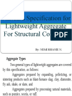 Standard Specification For Lightweight Aggregate For Structural Concrete (Rhanie Nemi)