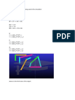 Simulation values and front view object joints