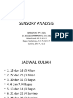Sensory Analysis TPH 2021