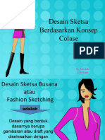 Desain Sketsa Berdasarkan Konsep Colase: By. Ami Zola 17075160