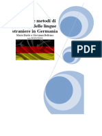 Politiche e Metodi Di Didattica Delle Lingue Straniere in Germania - Docx FINALE (Ripristinato)