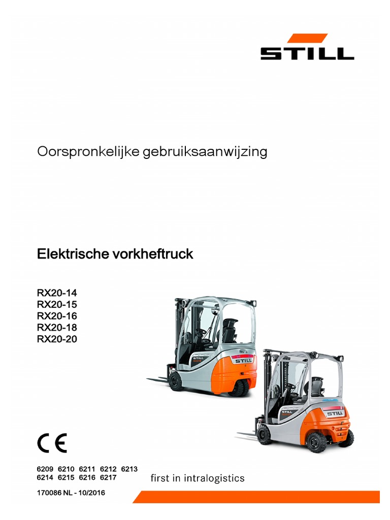 Still Rx20!14!20 NL 2016 Manual Web | PDF