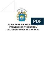 PLAN DE PREVENCION COVID ALAMEDA Chala