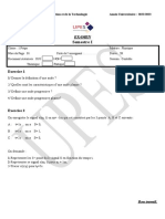 Examen C Physique 1 Prépa 22 - 23