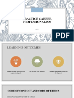 Practice Career Professionalism