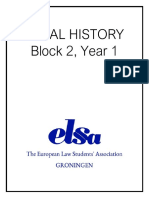 Legal History ELSA Notes Reet
