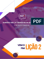 Lição 2 - Vem o Fim - Papo Pentecostal