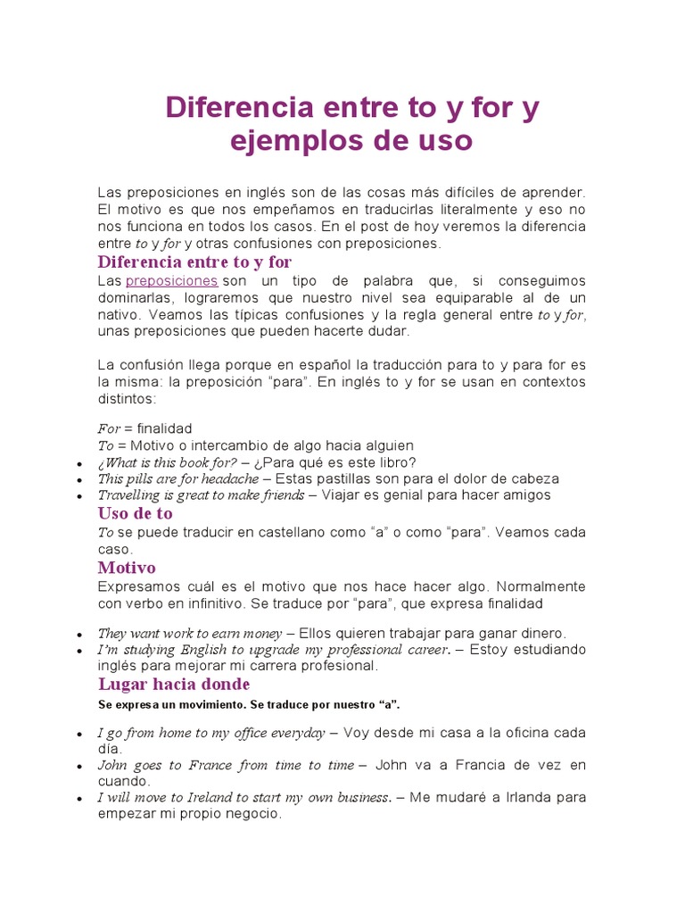 Diferencias entre 