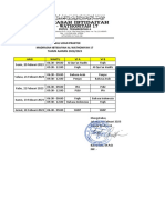 Jadwal Ujian Praktek 2022-2023