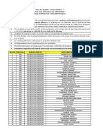 To C Advt No 062022 List of Shortlisted Candidates For Written Test Mechanical