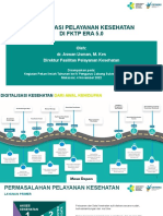 Digitalisasi Pelayanan Kesehatan Di FKTP Era 5.0