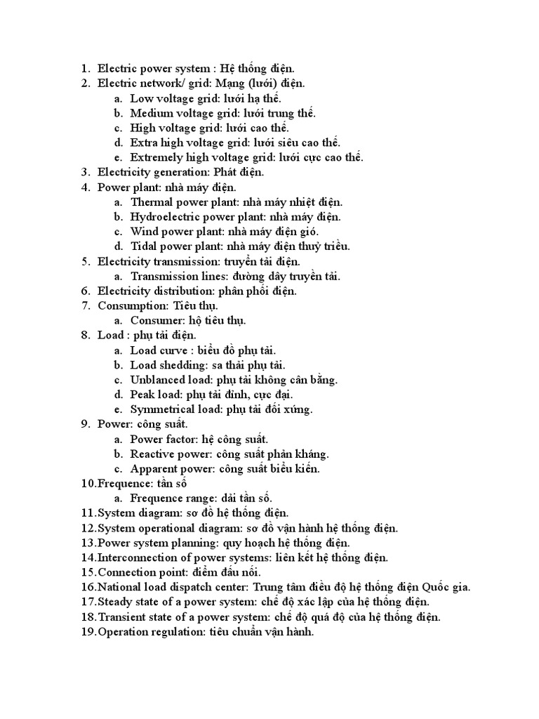 Electric Power System | PDF