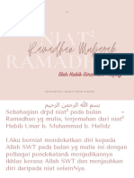 Niat Ramadhan