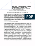 Digestion of Raw Banana Starch in The Small Intestine of Healthy Humans Structural Features of Resistant Starch