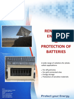 Renewable Energies and Protection of Batteries