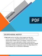 Prezentare Acid Acetic