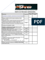 Checklist de Admissao LGPD