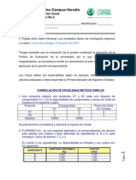 MBUSTAM4 Programacion Lineal - Trabajo Extraclase No.2 Simplex