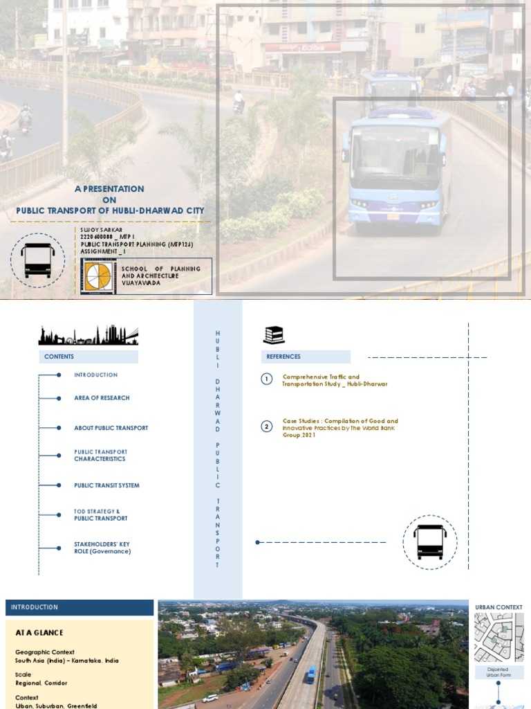 Hubli-Dharwad Public Transport Analysis | PDF | Road Transport ...