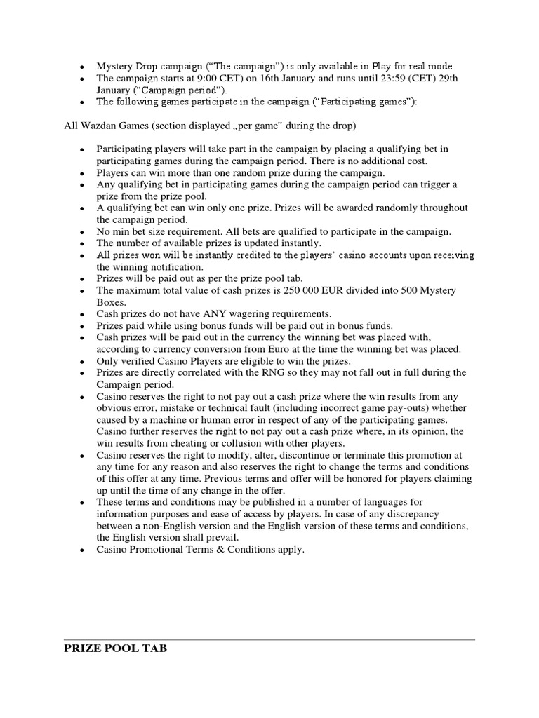 BSpin Wazdan Mystery Drop | PDF | Gambling | Euro