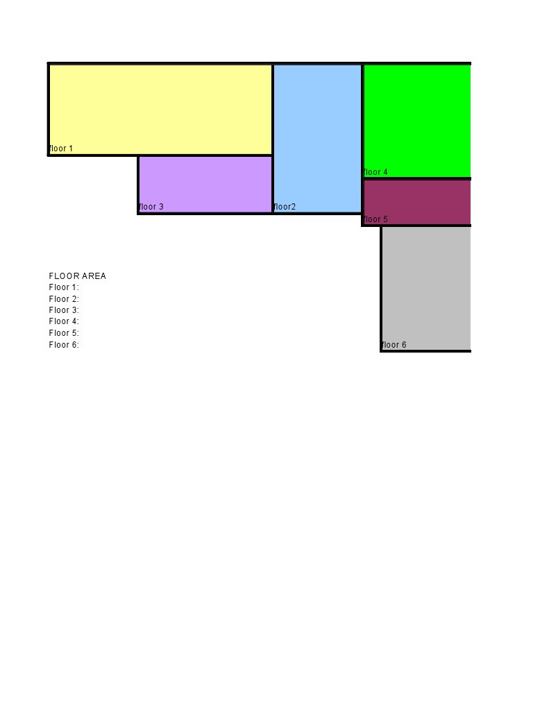 Building Floor Area Summary | PDF | Cooking, Food & Wine