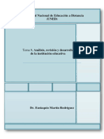 Tema 9 Analisis, Revision y Desarrollo de La Institucion Educativa