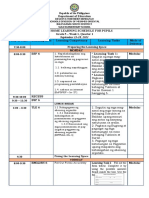 Weekly Home Learning Plan - Week 3, Q3