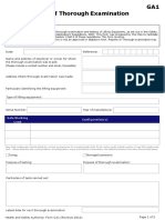 GA1 Template For Plant and Machinery