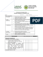 College of Nursing Performance Evaluation