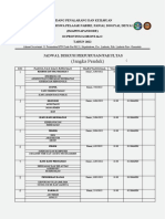 Susunan Jadwal Kegiatan Penerimaan Maba 2021