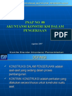 PSAP 08 - Akt Konstruksi DLM Pengerjaan