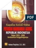 Kumpulan Kaidah Hukum Putusan Mahkamah Agung