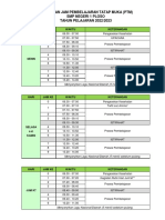 Pembagian Jam Pelajaran Tp. 2022-2023