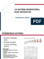 Pemberian Nutrisi Parenteral - Rev