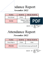 Attendance Report