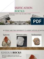 The Classification of Rocks