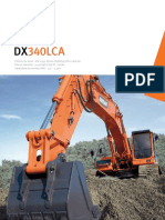 DX340LCA escavadeira hidráulica