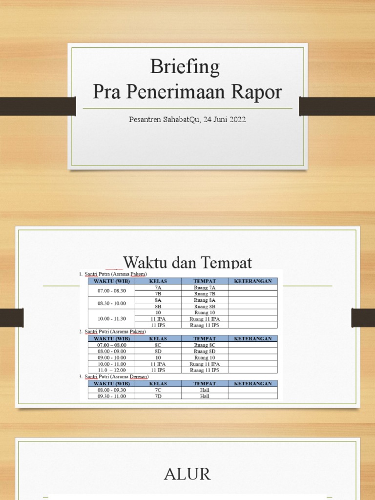 Panduan Penerimaan Rapor Pesantren 2022 | PDF | Perjalanan