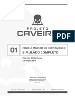 (Comentado) 1º Simulado PMPE - Projeto Caveira